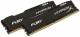 Kingston 32GB DDR4 2666Mhz HyperX Fury Black Zijkant 2 sticks 32GB kit