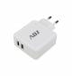 ADJ 2-Poorts USB Quick Charger - Wit
